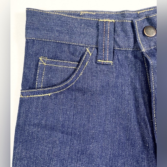 VINTAGE Girls Denim Shorts Size 14 Montgomery Ward NWT 80s 90s NOS Deadstock - Picture 8 of 13